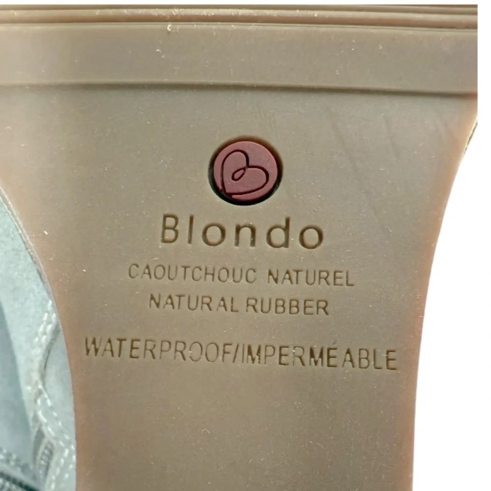 Blondo Natalia Suede Waterproof Ankle‎ Boot Bootie Tan Size 9.5